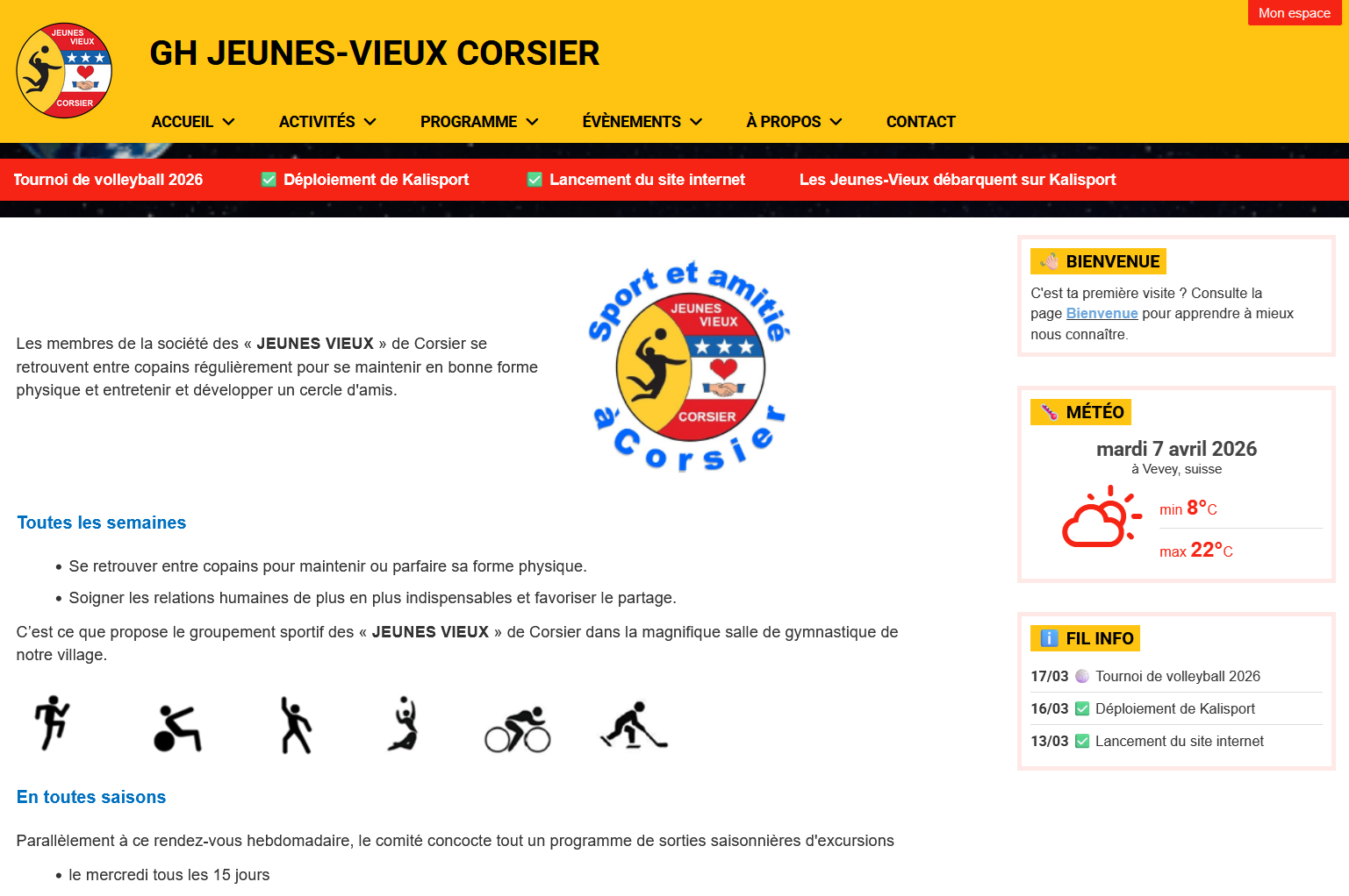 ✅ Lancement du site internet